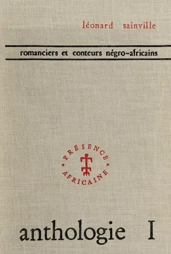 Cover of Anthologie de la litte rature ne gro-africaine by Le onard Sainville