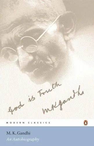Cover of An autobiography by Mohandas Karamchand Gandhi