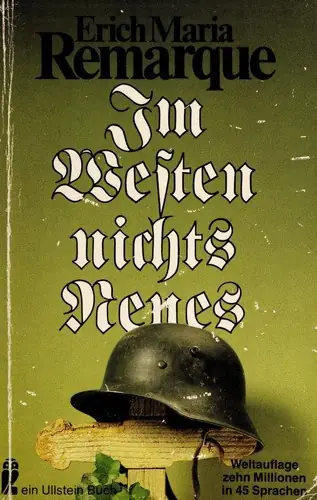 Cover of Im Westen nichts Neues by Erich Maria Remarque