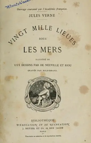 Cover of Vingt mille lieues sous les mers by Jules Verne