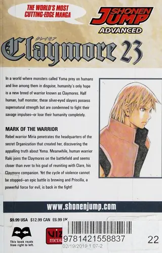 Cover of Claymore, Volume 12 by Norihiro Yagi