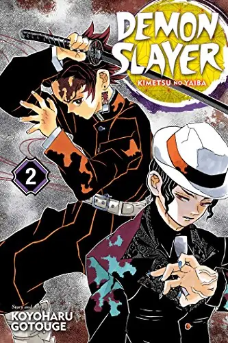 Cover of Demon Slayer: Kimetsu no Yaiba, Vol. 2 by Koyoharu Gotouge