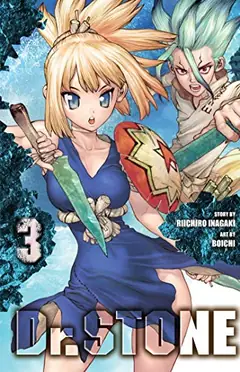 Dr. Stone, Vol. 3 cover