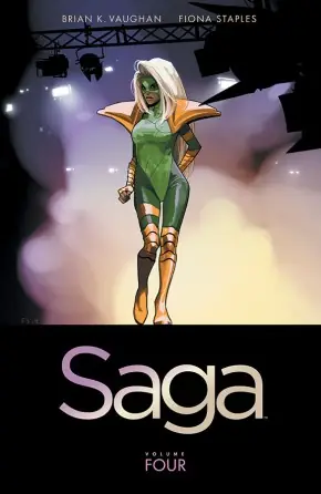 Cover of Saga, Vol. 4 by Brian K. Vaughan, Fiona Staples