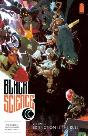 Cover of Black Science, Vol. 7: Extinction Is The Rule by Rick Remender, Matteo Scalera